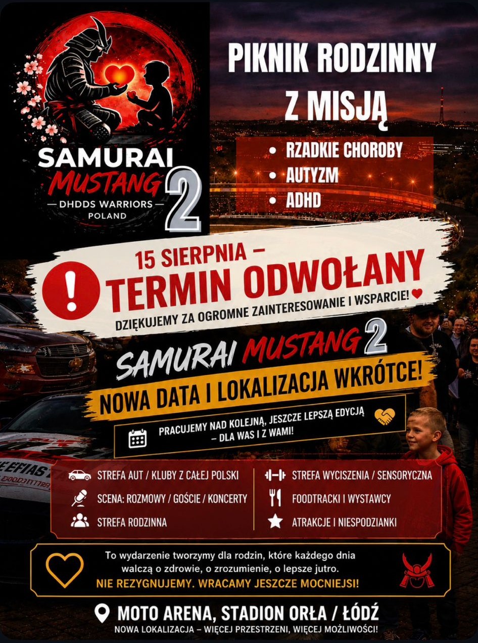 Samurai Mustang 2 - nowa data i lokalizacja wkrótce